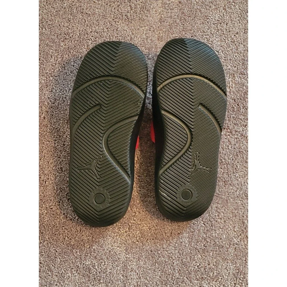 Men's Jordan Sz 9 Franchise Slides Varsity Red & Black Mens Slip On NWOT Casual